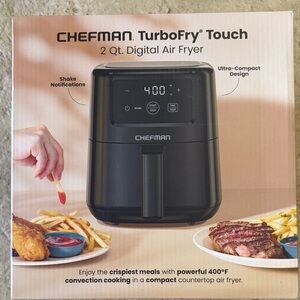 Chefman TurboFry Touch 2 Qt. Digital Air Fryer - Black